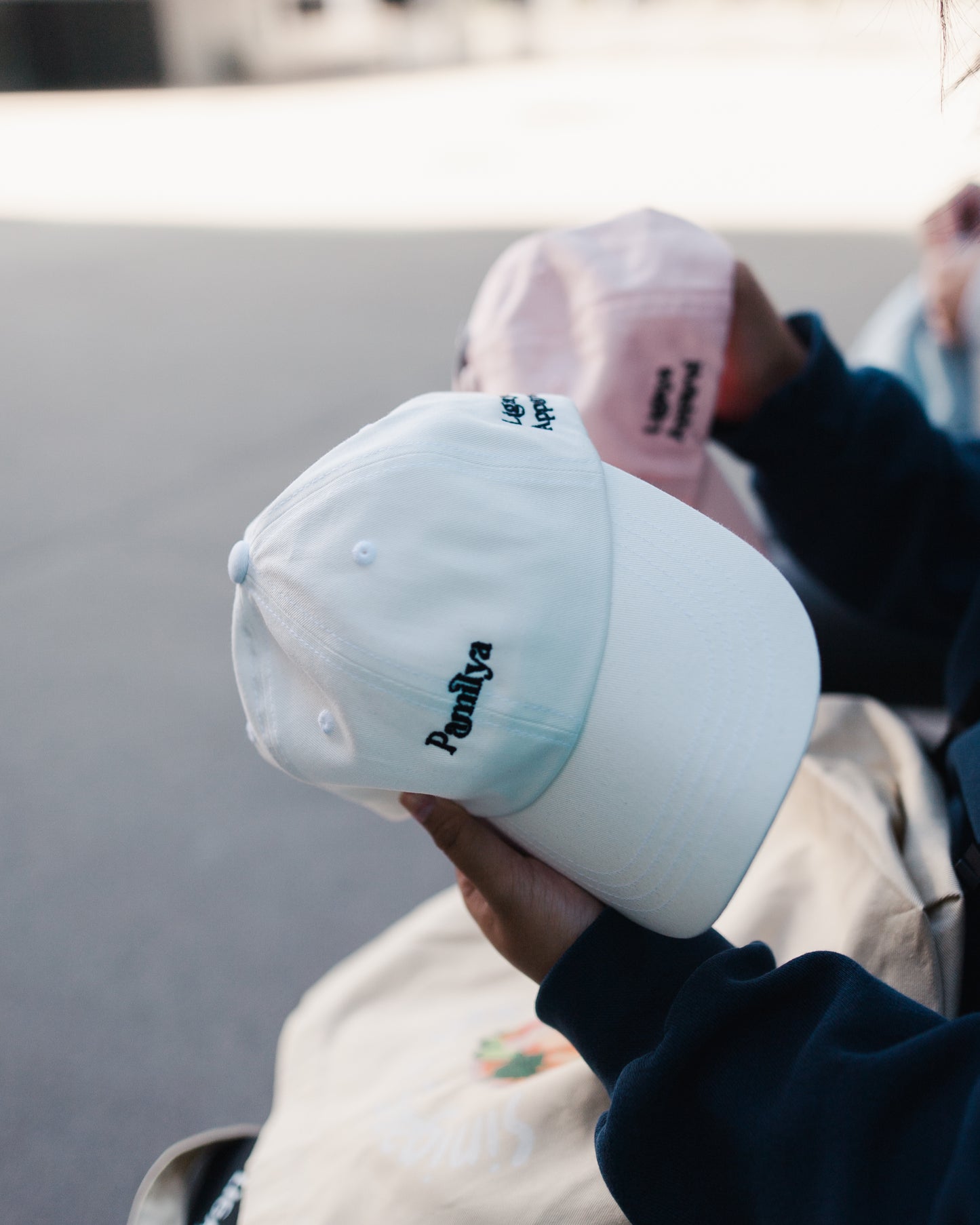 Pamilya Cap Stitched Pastel Colors