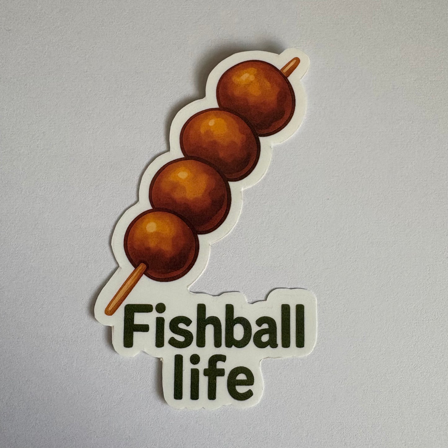 Fishball Vinyl Sticker