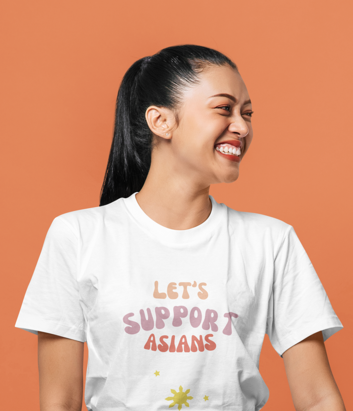 Let's Support Asians T-Shirt I Organic Cotton