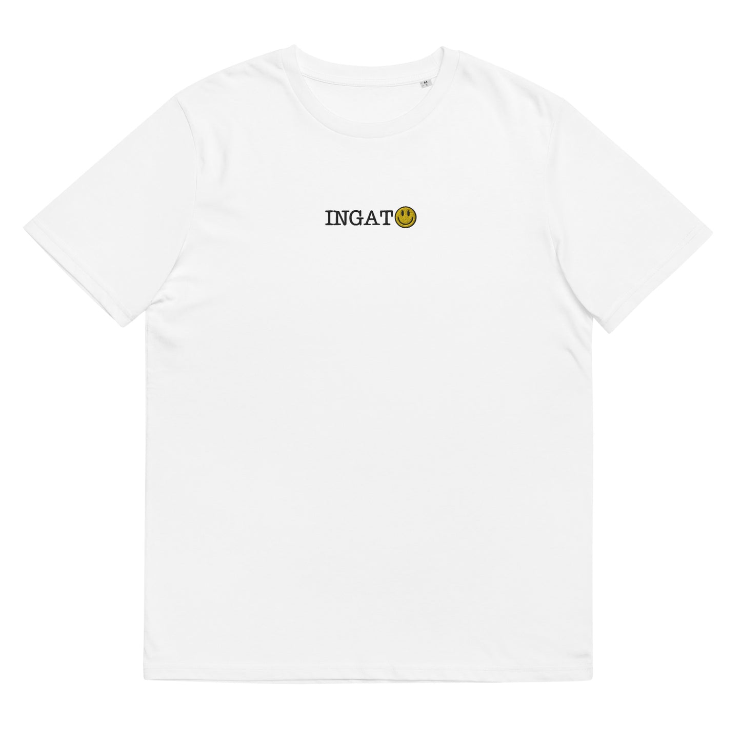 Ingat Smiley Embroidered T-Shirt I Organic Cotton