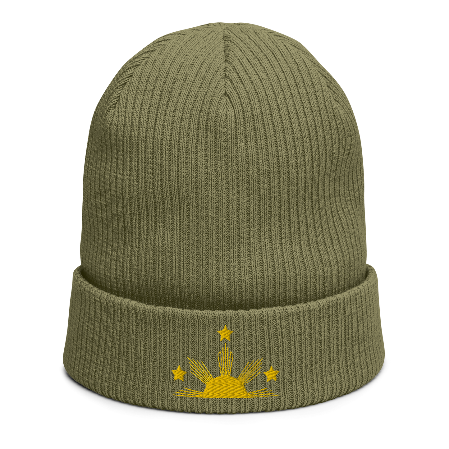 Sun and Stars Stitched Beanie I Eco Edition