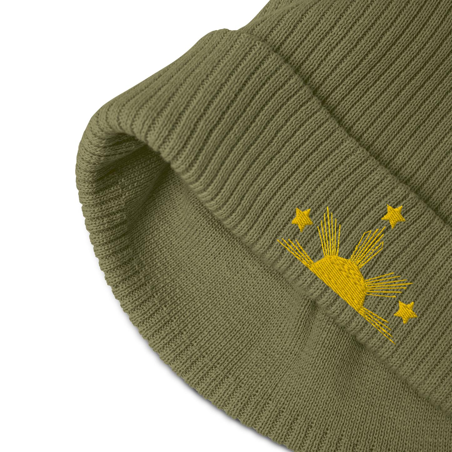 Sun and Stars Stitched Beanie I Eco Edition