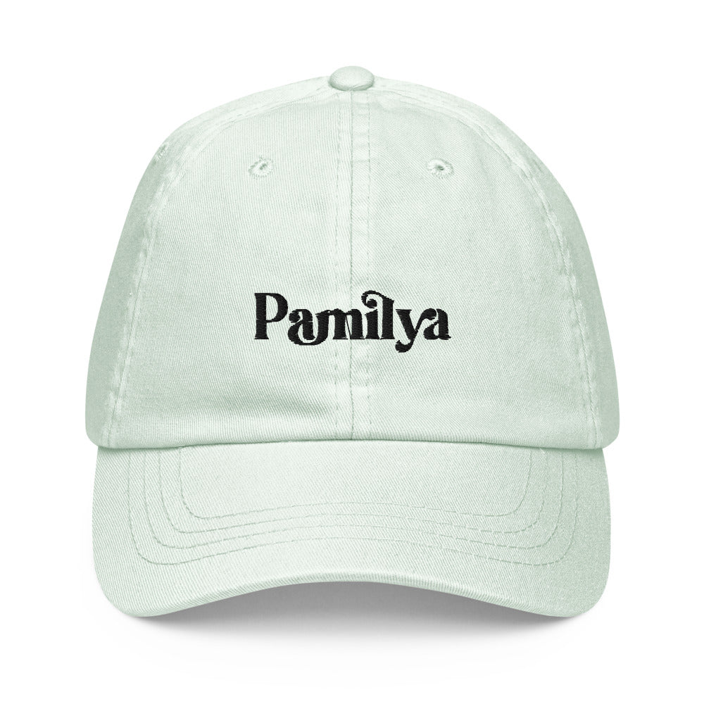 Pamilya Cap Stitched Pastel Colors