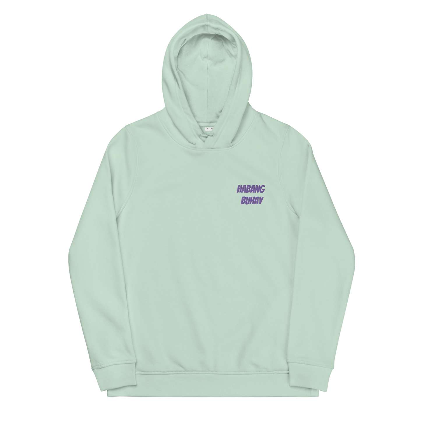 Habang Buhay Women Embroidered Hoodie Light Green I Eco Edition