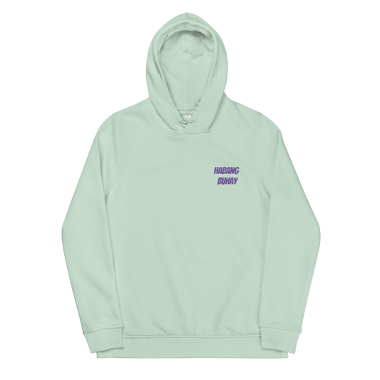 Habang Buhay Women Embroidered Hoodie Light Green I Eco Edition