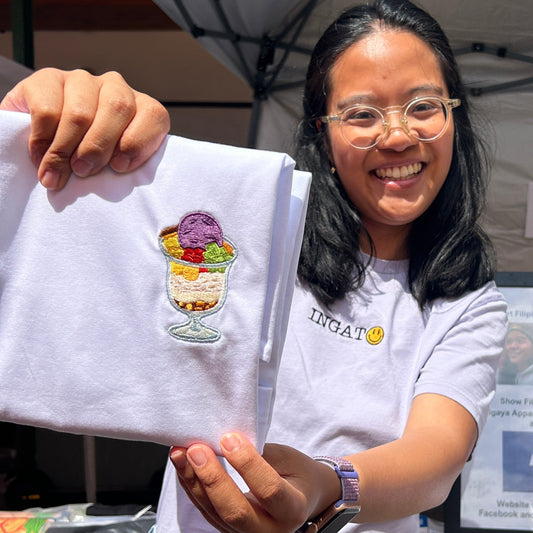Halo-Halo Embroidered T-Shirt I Organic Cotton