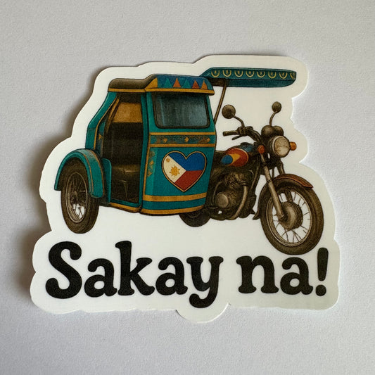 Tricycle Vinyl Sticker