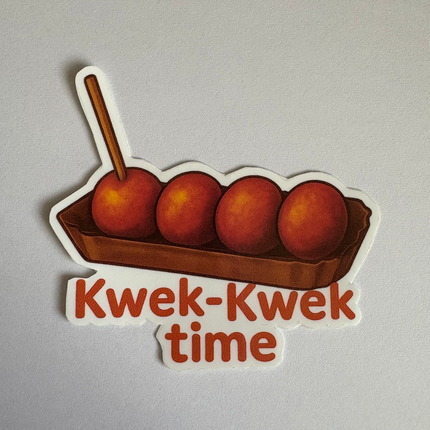 Kwek-Kwek Vinyl Sticker