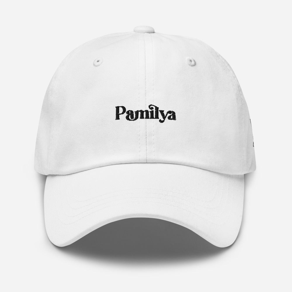 Pamilya Cap Stitched White