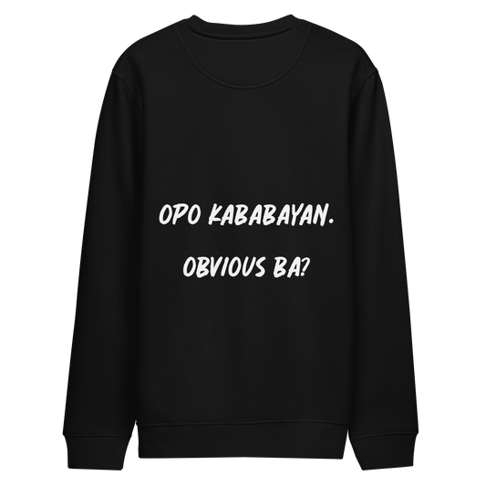Kababayan Sweater I Eco Edition I Quote at Back
