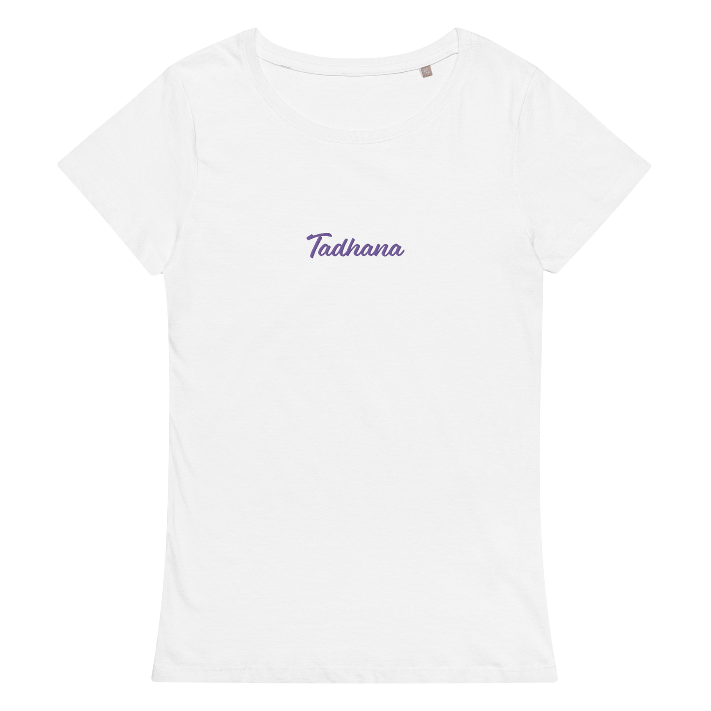 Tadhana Woman Embroidered T-Shirt I Organic Cotton